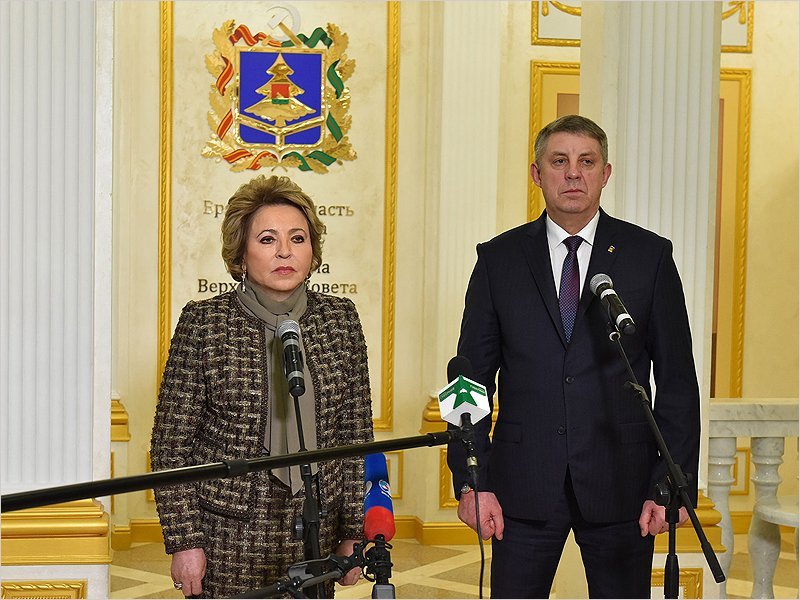 Валентина Матвиенко: «Вопросы, которые поставлены передо мною губернатором, будут, безусловно, отработаны и поддержаны»