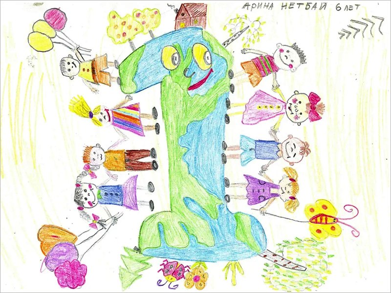 Дети сотрудников агрохолдинга «Мираторг» нарисовали то, что объединяет людей