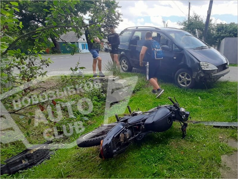 В Новозыбкове получил травмы головы подросток-мотоциклист