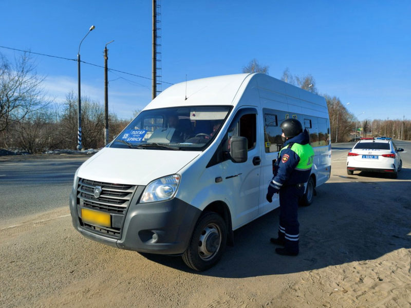 Брянские автоинспекторы за три дня «отловили» почти 300 водителей автобусов, нарушивших ПДД
