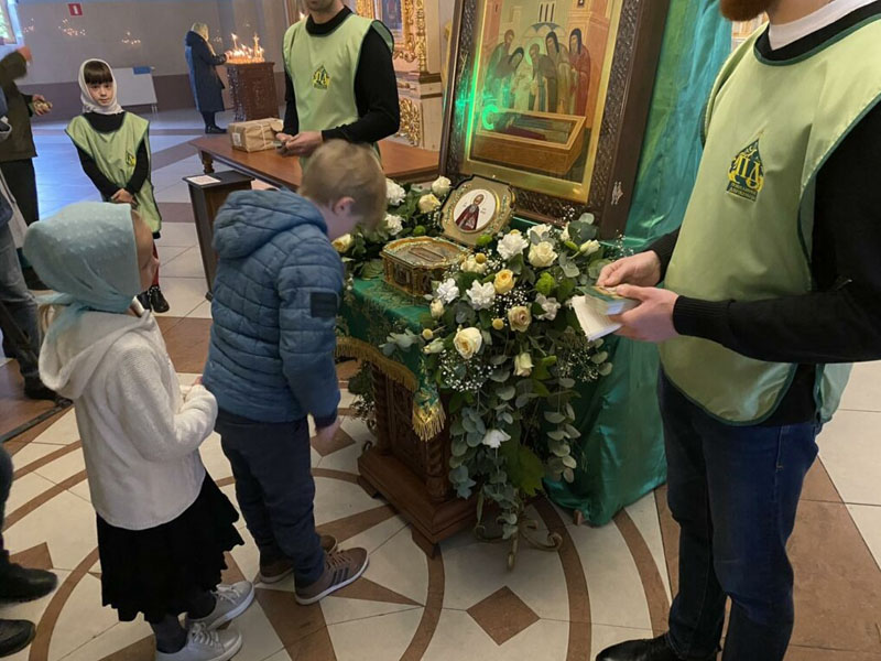 В Брянск доставлен ковчег с мощами преподобного Сергия Радонежского