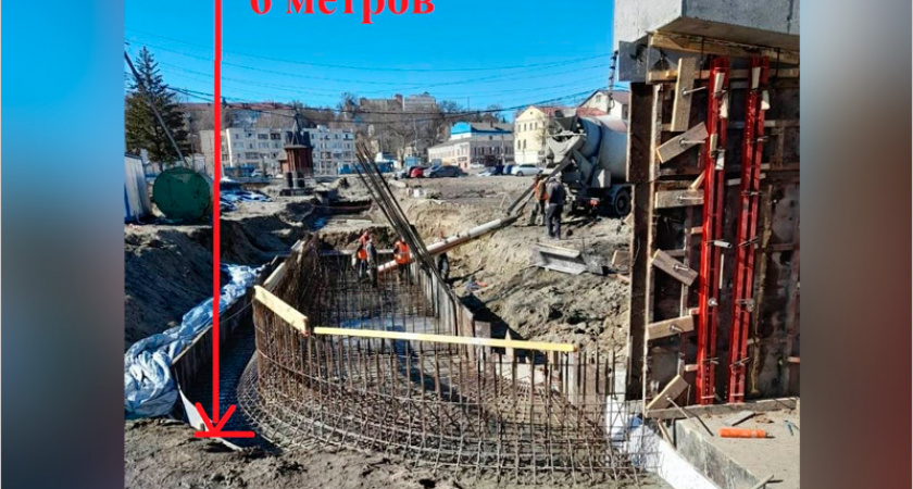 С «городской» стороны нового моста через Десну в Брянске началось устройство подпорной стенки