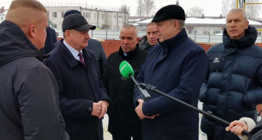 Дворец зимних видов спорта в Глинищево под Брянском «обретает формы»