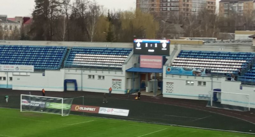 Брянское «Динамо» впервые споткнулось в весенней части первенства ФНЛ-2