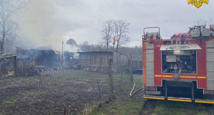 В стародубской деревне сгорел дом. Есть жертвы