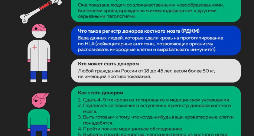 Как стать донором костного мозга
