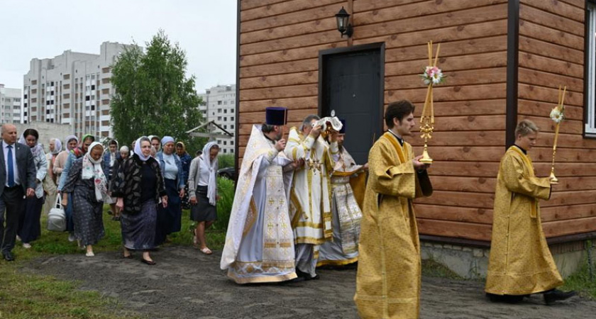 В Мичуринском под Брянском освятили новый храм — во имя святителя Тихона