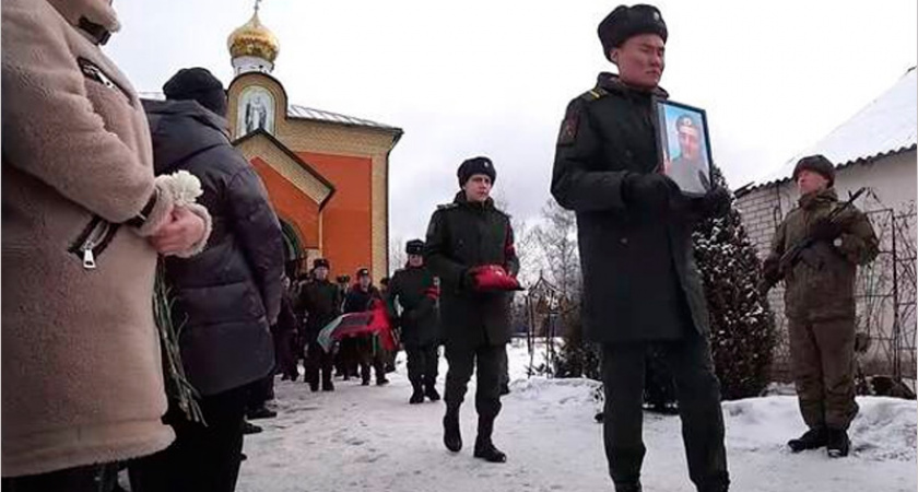 В Брянской области состоялись похороны российских военных
