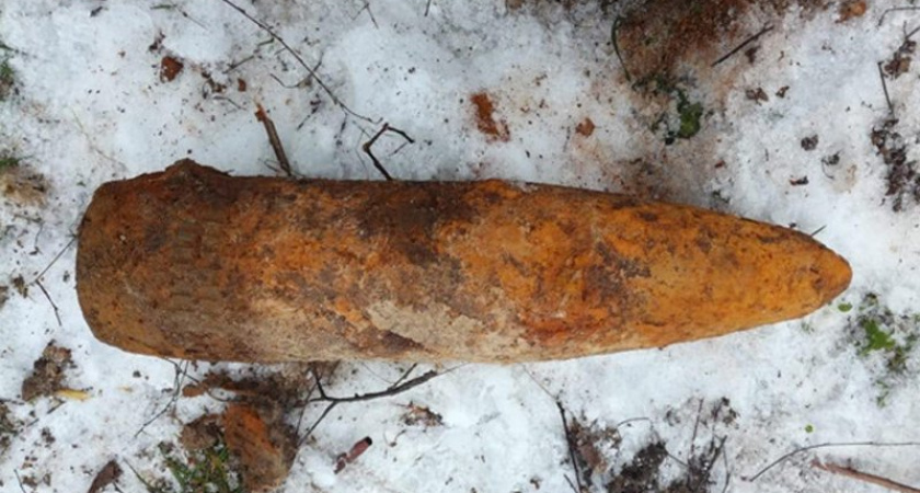 В Новозыбкове найден и обезврежен артснаряд
