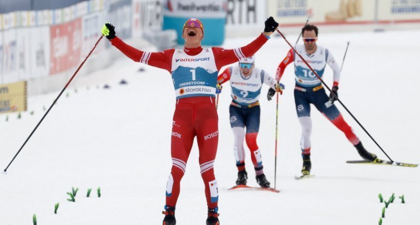 Александр Большунов впервые стал чемпионом мира