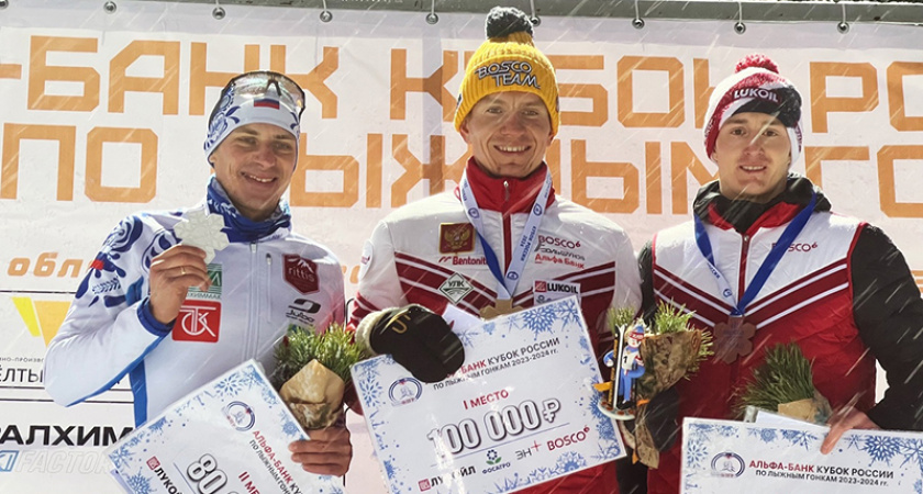 Александр Большунов выиграл десять гонок подряд на этапах Кубка России
