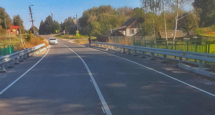 Новый мост сдан в эксплуатацию в бывшем Меленском сельском поселении