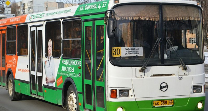 В Брянске скорректировали расписание автобуса №30