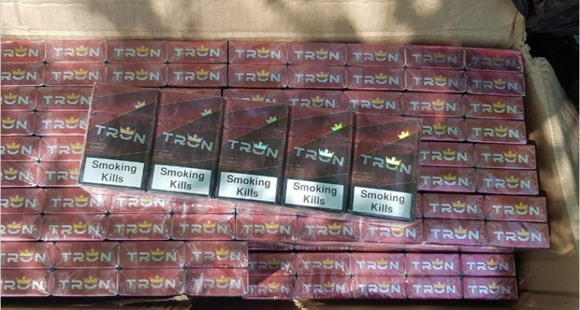 Пограничники нашли в Брянской области тысячи пачек турецких сигарет