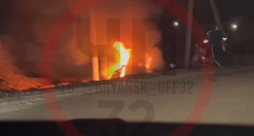 ДТП в Суземке: водитель удирал от полиции и сгорел в своём авто