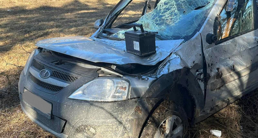 Авария на трассе под Почепом: потерявший сознание водитель улетел в кювет