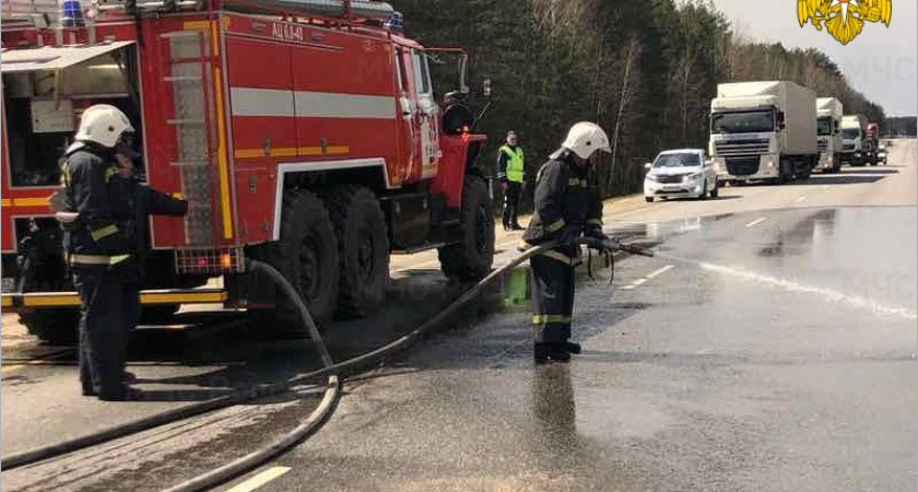 На трассе «Брянск - Новозыбков» под Найтоповичами перевернулся легковой автомобиль