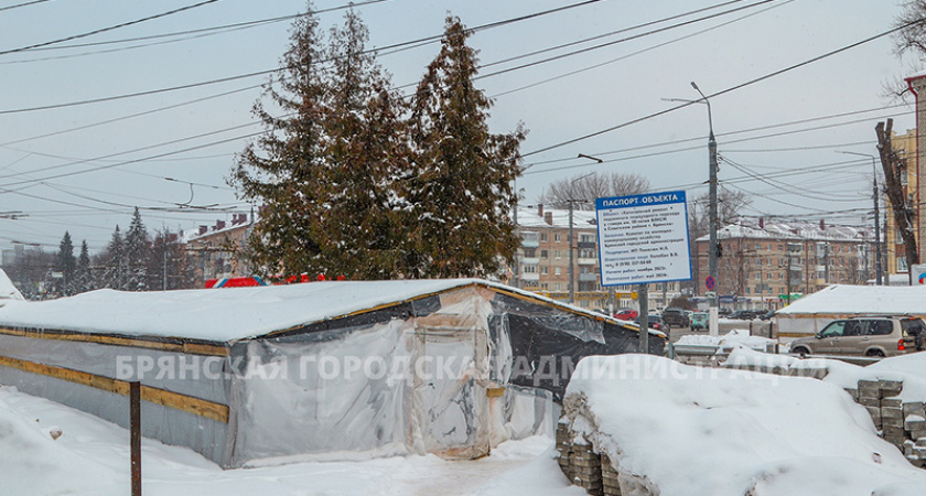 Подрядчик ремонта подземного перехода в Брянске планирует на неделе забетонировать два парапета