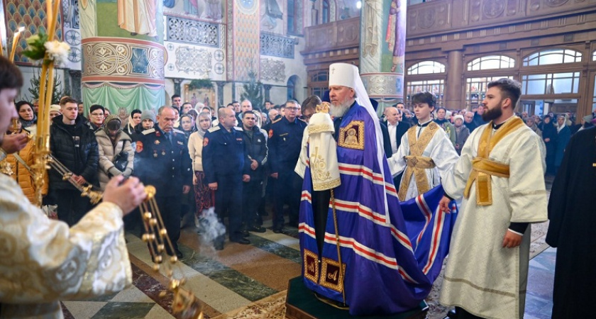 Рождественское послание митрополита Брянского и Севского Александра было посвящено огню