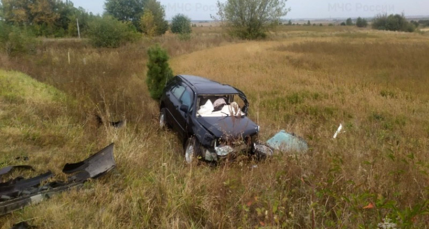В лобовом ДТП на брянской трассе один человек погиб, ещё трое ранены