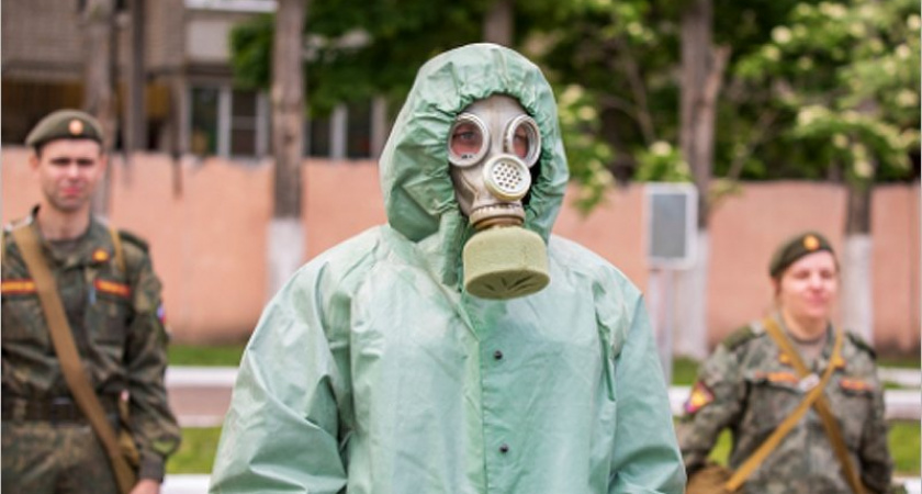 В Брянской области военные отработали ликвидацию последствий применения химоружия