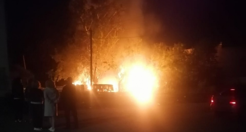 Ночной пожар около вокзала Брянск-I был виден со всех концов Володарского района