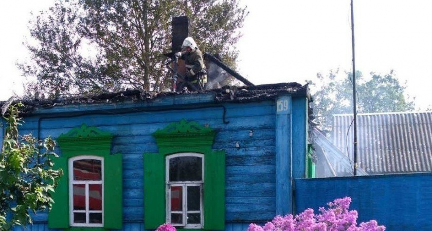 При пожаре в селе Климовского района погибла 81-летняя женщина