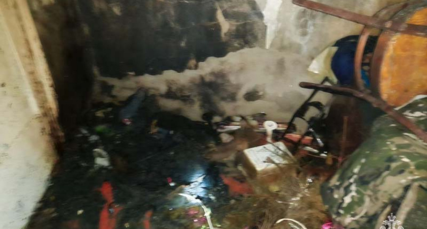 В брянском селе под Почепом в огне погибли мужчина и женщина