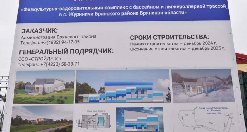 Богомаз: в Брянской области в 2025 году откроют десять ФОКов и два ледовых дворца
