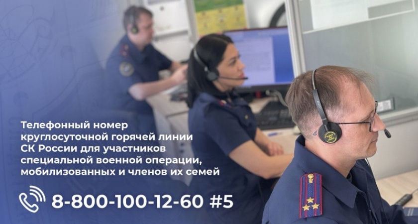 Собственную горячую линию по мобилизации создал Следственный комитет РФ