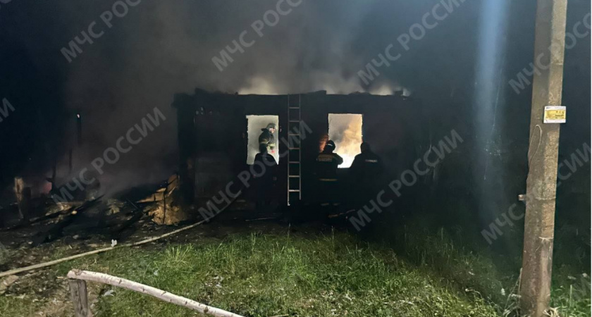 Трагедия в брянской деревне: в ночном пожаре погибла пожилая женщина