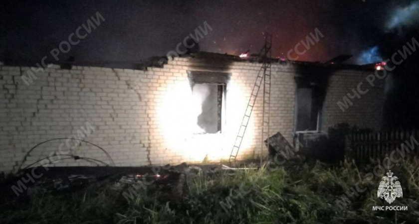 Мать и сын погибли в пожаре в брянской деревне под Дубровкой, проводится проверка