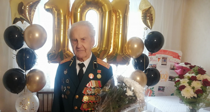Легендарный брянский ветеран Борис Шапошников отметил 101-й день рождения