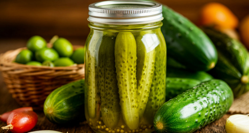 Маринуем хрустящие огурцы в банке 1 литр: простой и вкусный рецепт