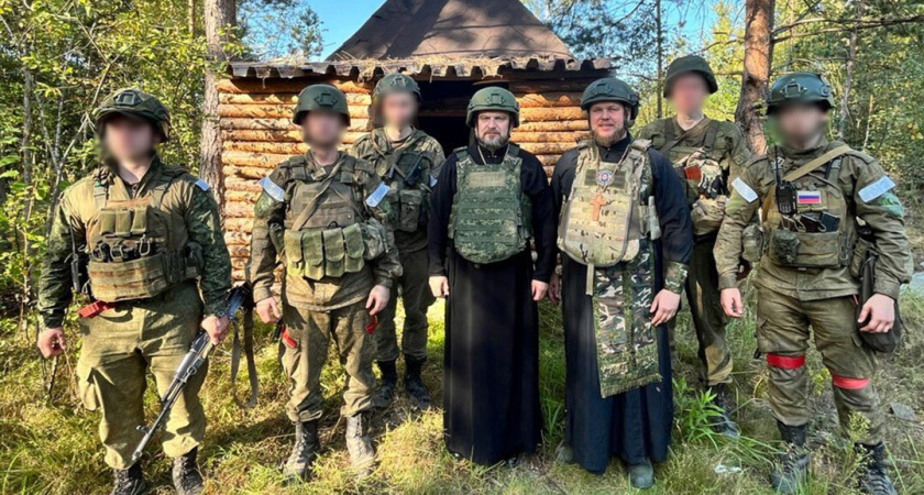Брянское духовенство доставило на передовую материалы для защиты логистических маршрутов