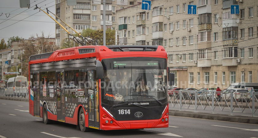 Брянские троллейбусы установят рекорд пассажиропотока в 2025 году