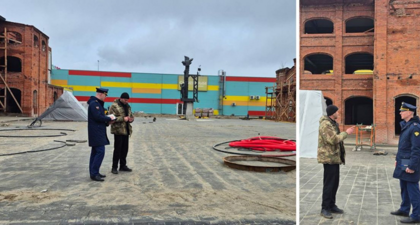 В Брянской области строителям Хрустальной площади выдали предостережение