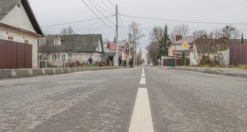 Улица Калужская в Бежицком районе преображается после капитального ремонта