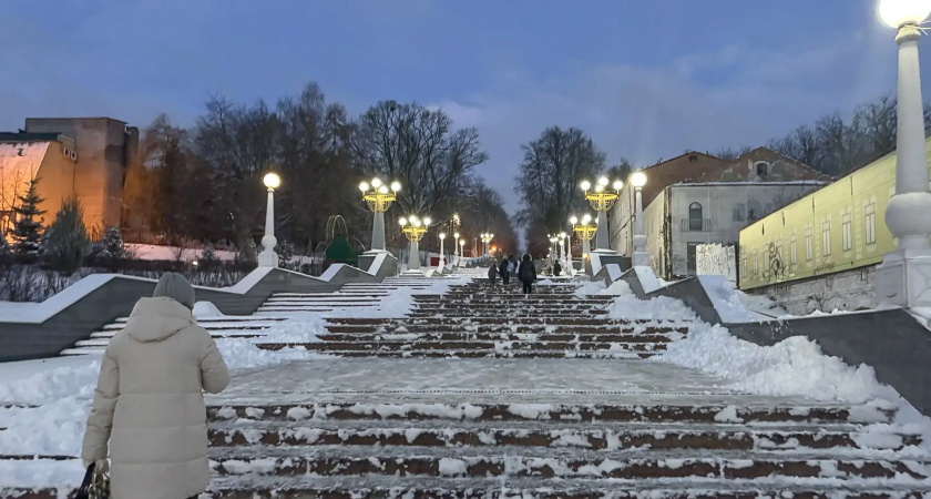 Дорожные службы Брянска проводят масштабную ночную и утреннюю уборку снега