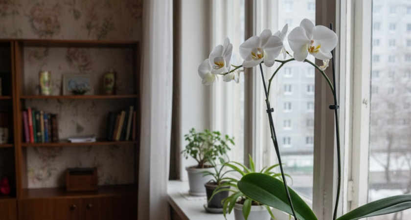 1 шт. на 1 литр воды — и орхидея прет в рост как угорелая: цветоносы лезут пачками и днем, и ночью — мощная бутонизация