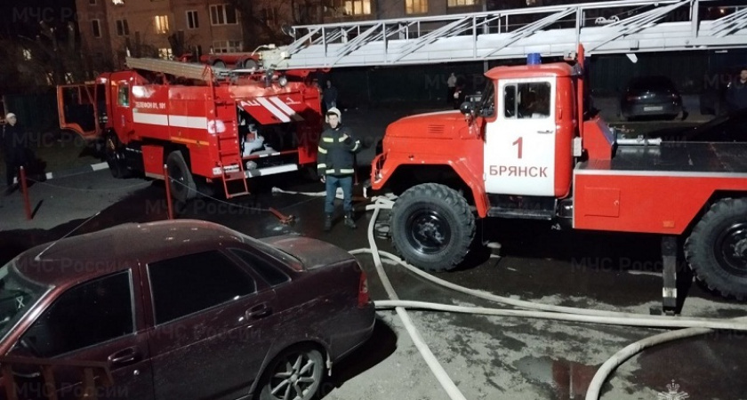 Квартира в Брянске загорелась из-за светильника на натяжном потолке