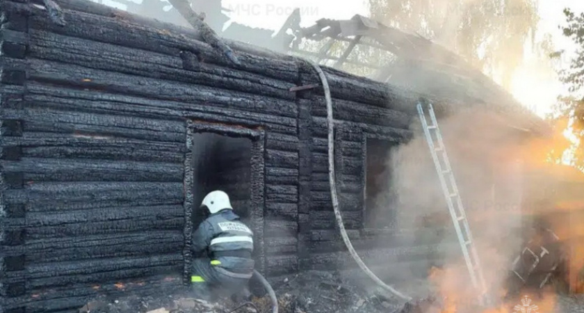 Пожар в Красногорском районе: сгорел дом, погиб хозяин дома