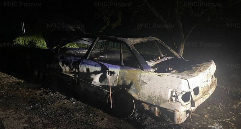 Пожар в погарском селе: в регионе сгорел шестой за неделю автомобиль