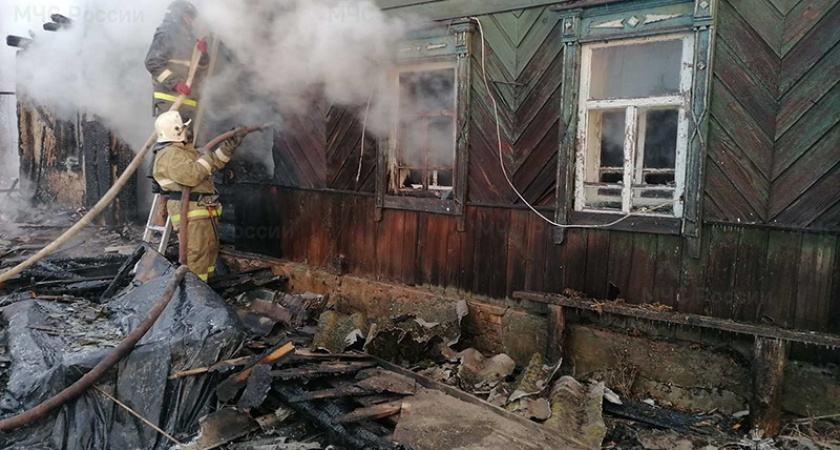 Пожар в стародубском селе: сгорел дом, есть жертва огня