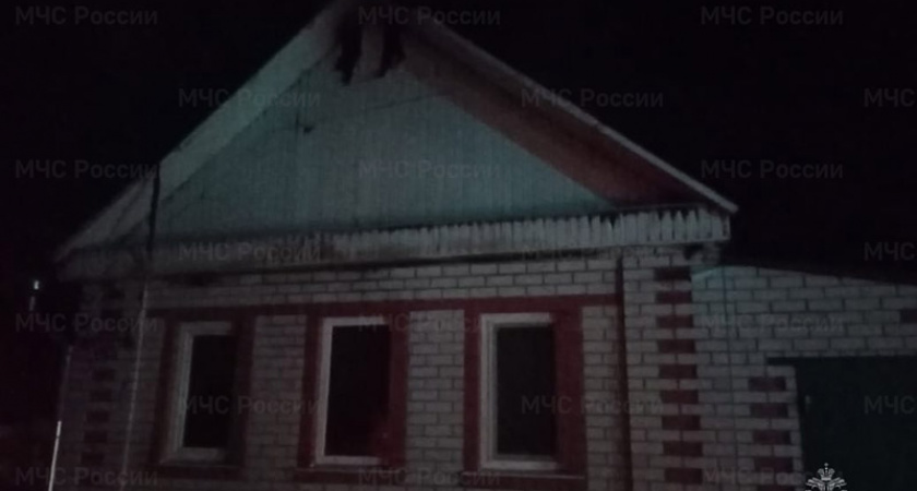 Жилой дом сгорел в Злынке, жертв нет