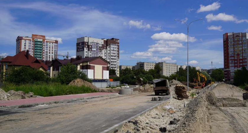 Улица Ильи Иванова в Брянске готова на 75%
