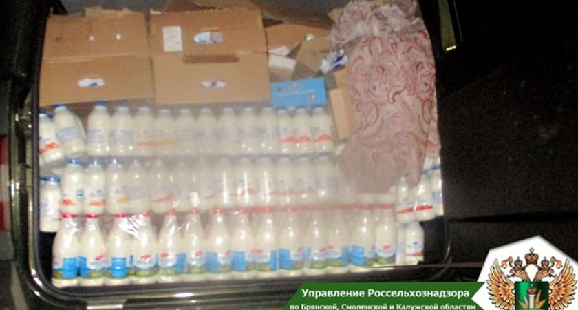 В Брянской области отловили целую «автоколонну» с нелегальной «молочкой» и мясопродуктами из Белоруссии