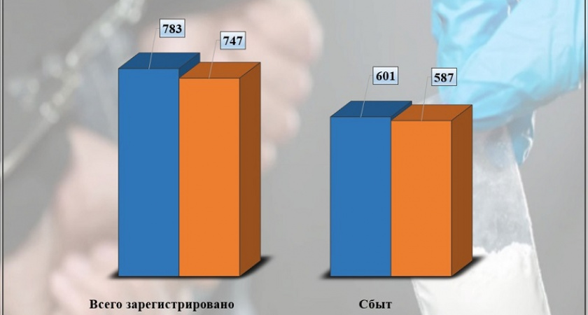 Брянская полиция с начала года изъяла почти полцентнера наркотиков