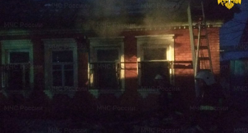 Пожар жилого дома в посёлке Октябрьском унёс одну человеческую жизнь