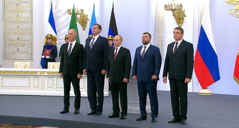Владимир Путин утвердил ратификацию договоров о вхождении новых регионов в РФ